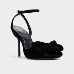 Aldo Tinsletta in Other Black - Strappy heeled sandal, Stiletto heel