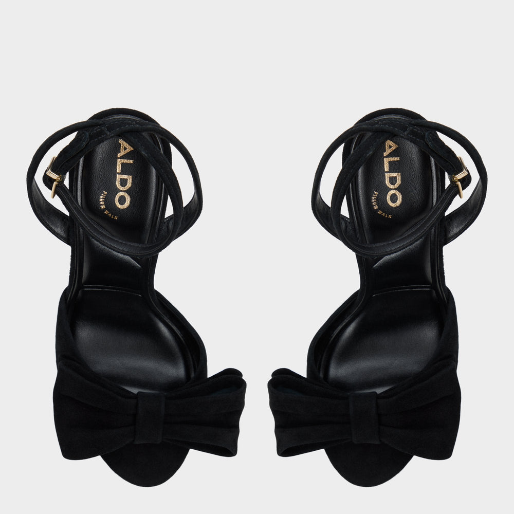Aldo Tinsletta in Other Black - Strappy heeled sandal, Stiletto heel