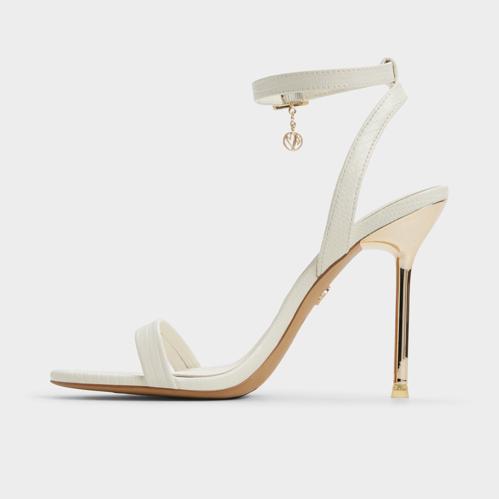 Aldo Maristou-xt White Women's Heeled sandals - Strappy heeled sandal, Stiletto heel