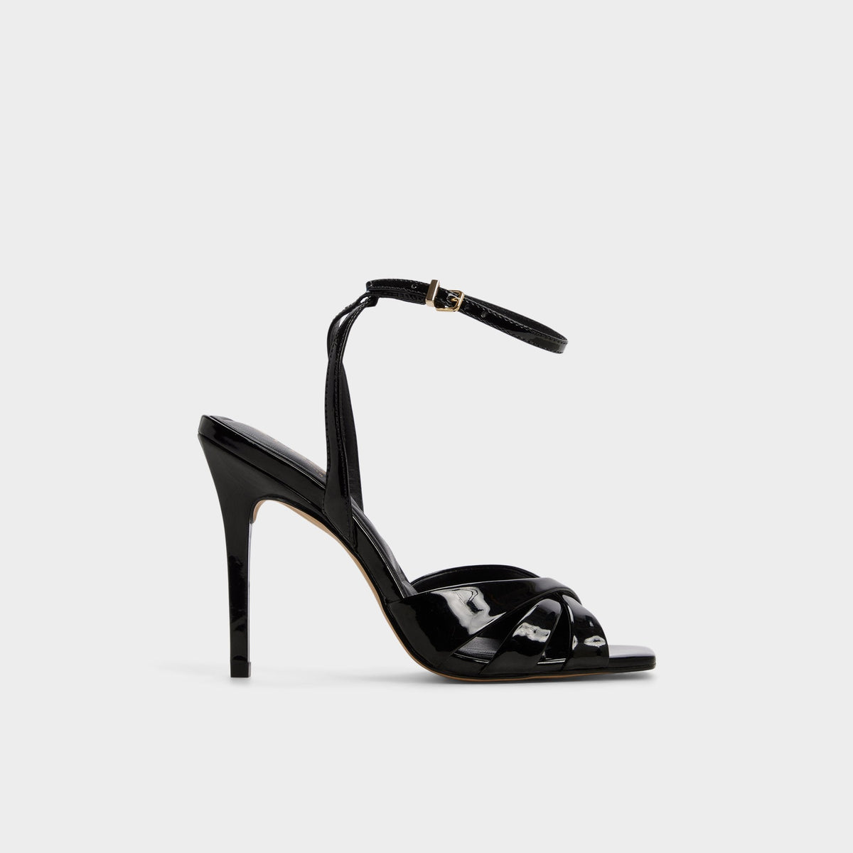 Aldo Meteora in Black - Strappy heeled sandal, Stiletto heel