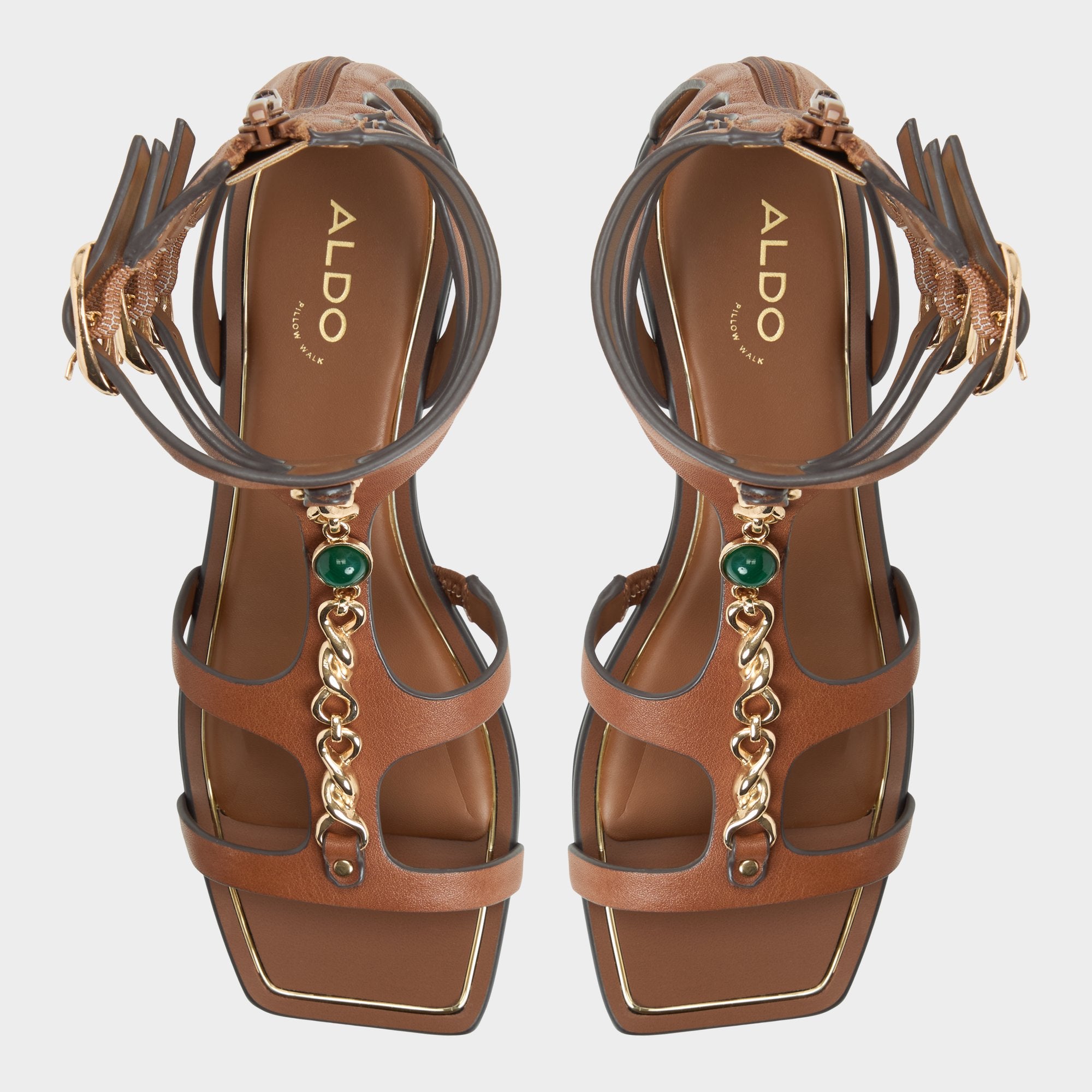 Aldo Marisea in Medium Brown - Gladiator sandal