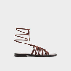 Aldo Unoma in Dark Brown - Strappy flat sandal