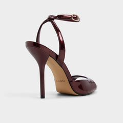 Aldo Forevermore in Medium Red - Strappy heeled sandal, Stiletto heel