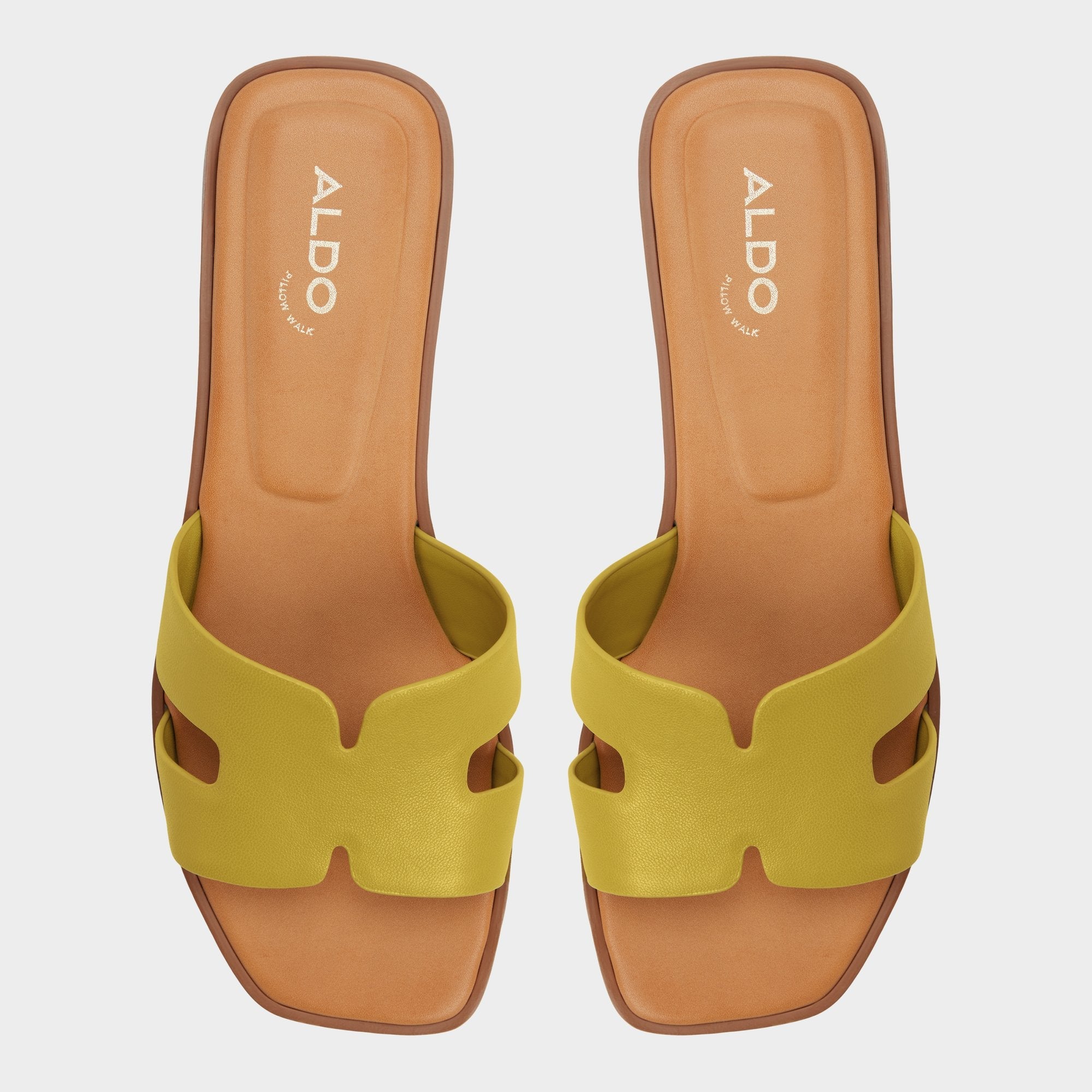 Aldo Itsandal in Other Yellow - Slide sandal