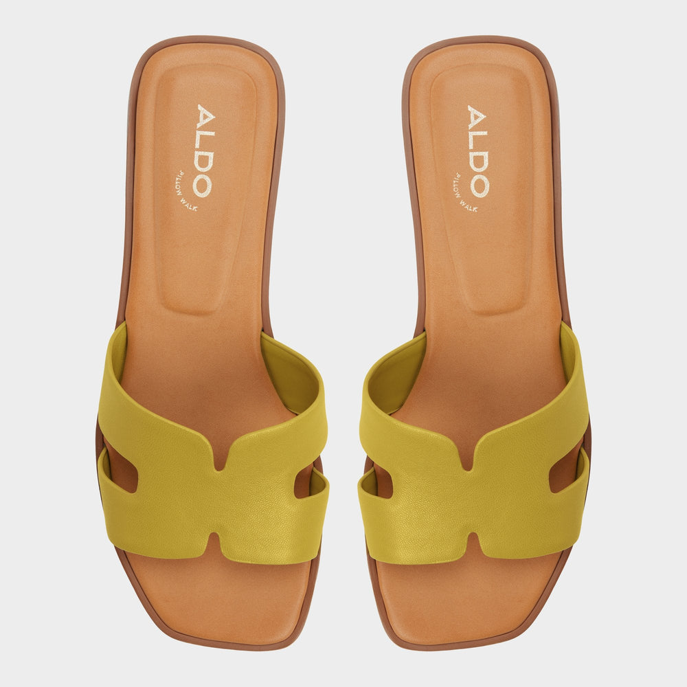 Aldo Itsandal in Other Yellow - Slide sandal