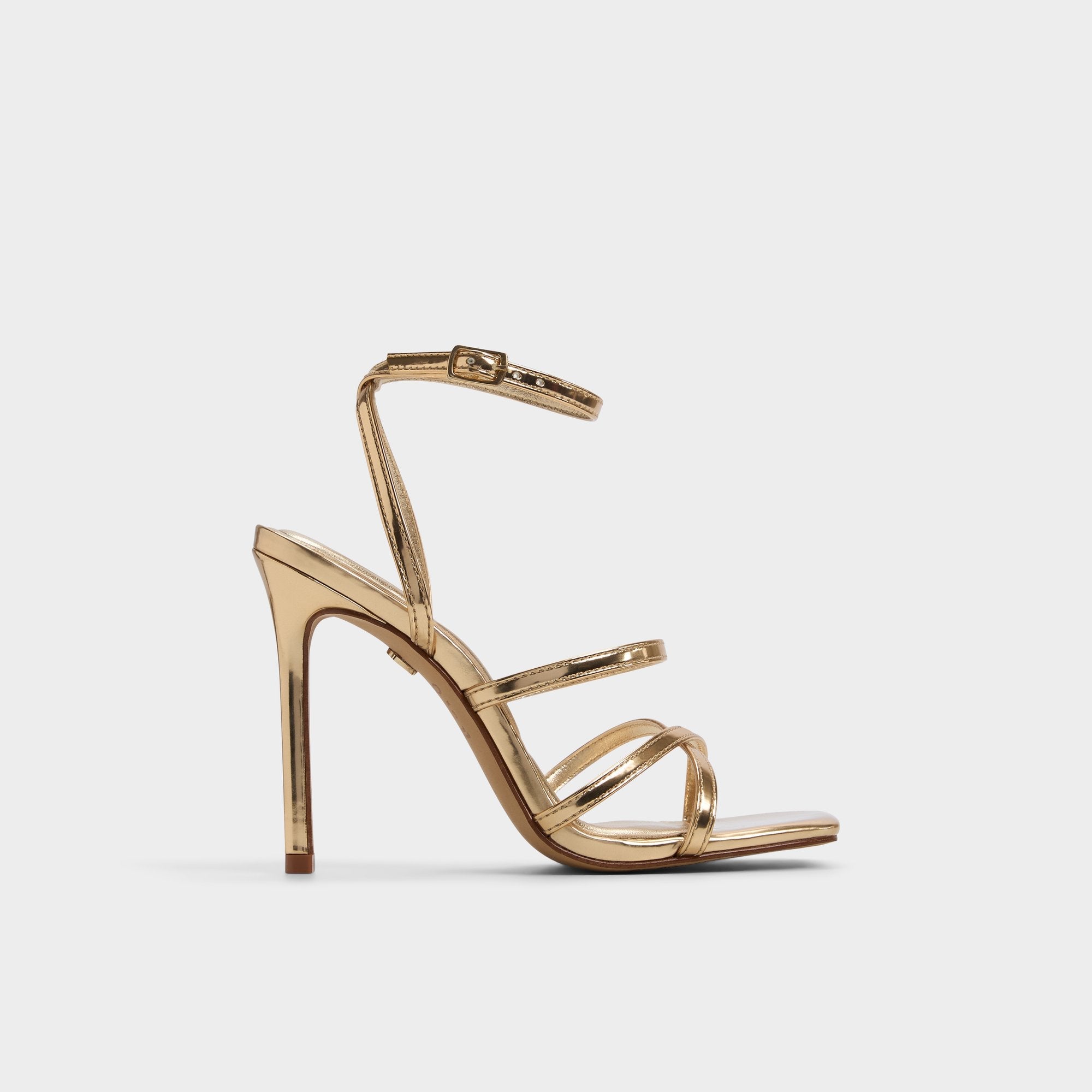 Aldo Galoi Gold Women's Iridescent metallics - Strappy heeled sandal