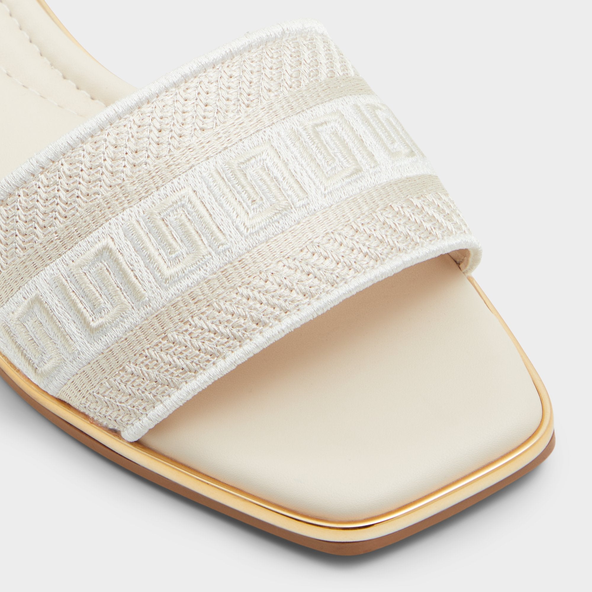 Aldo Oceania Other Beige Women's Flats - Slide sandal