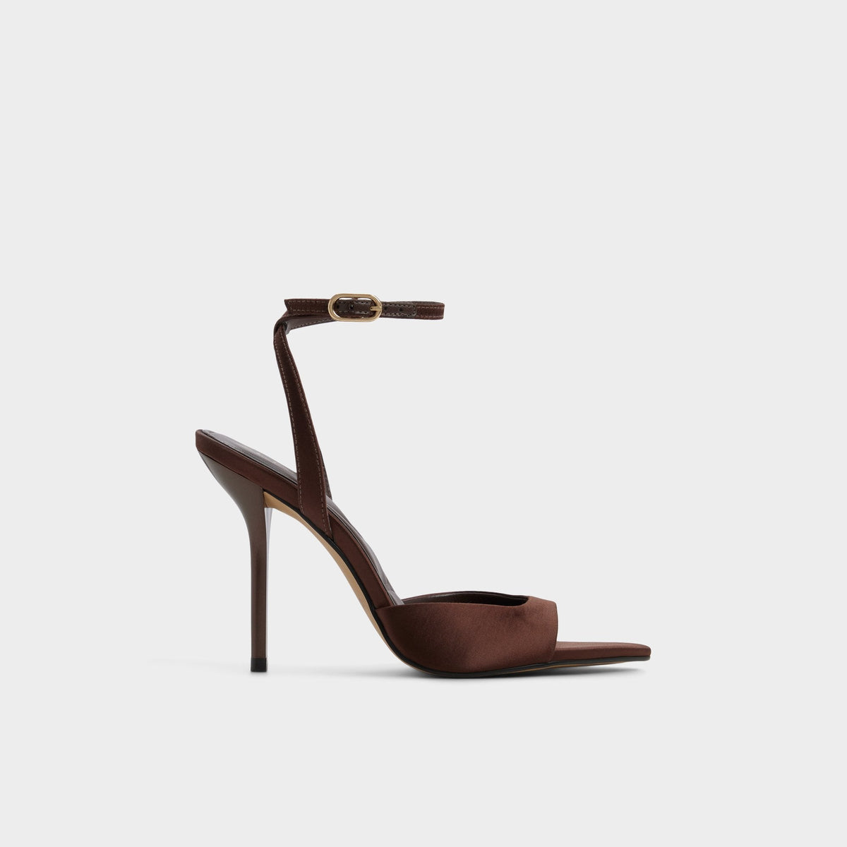 Aldo Forevermore in Dark Brown 14154135 - Strappy heeled sandal, Stiletto heel