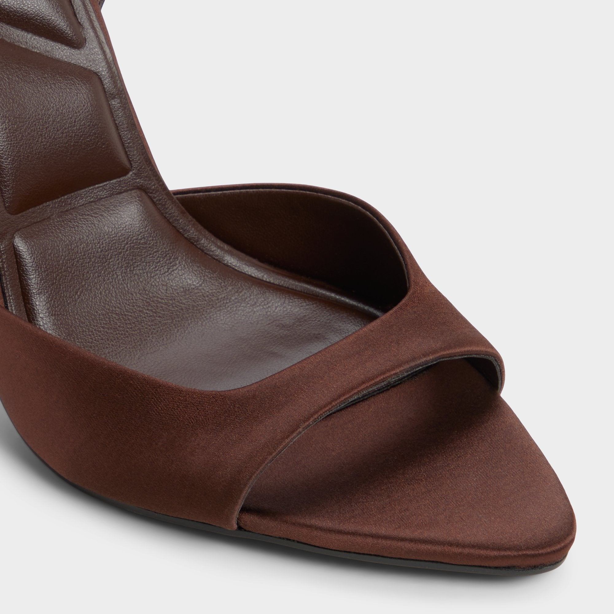 Aldo Forevermore in Dark Brown 14154135 - Strappy heeled sandal, Stiletto heel