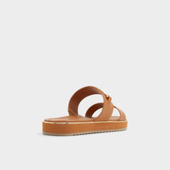 Aldo Lagoon Other Brown Women's Flats - Strappy flat sandal, Footbed sandal