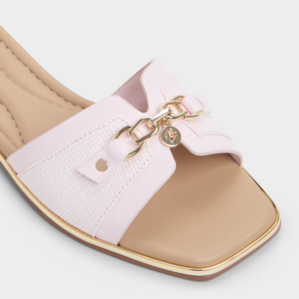 Aldo Alamassi Light Pink Women's Flats - Slide sandal