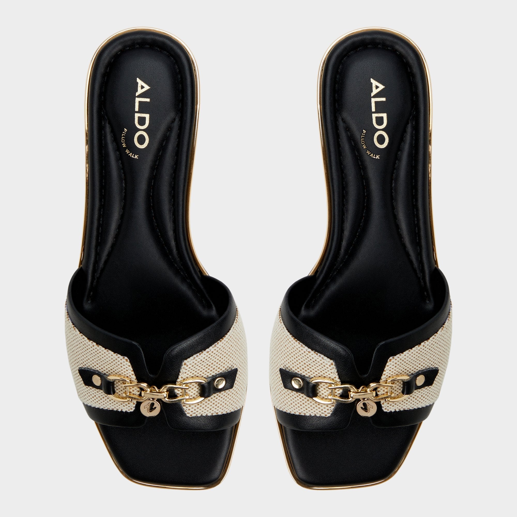 Aldo Alamassi Natural Women's Flats - Slide sandal
