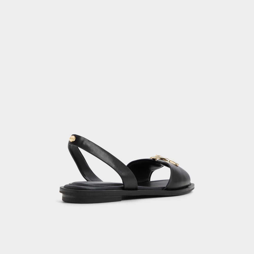 Aldo Goassi Black Women's Flats - Flat sandal