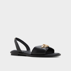 Aldo Goassi Black Women's Flats - Flat sandal