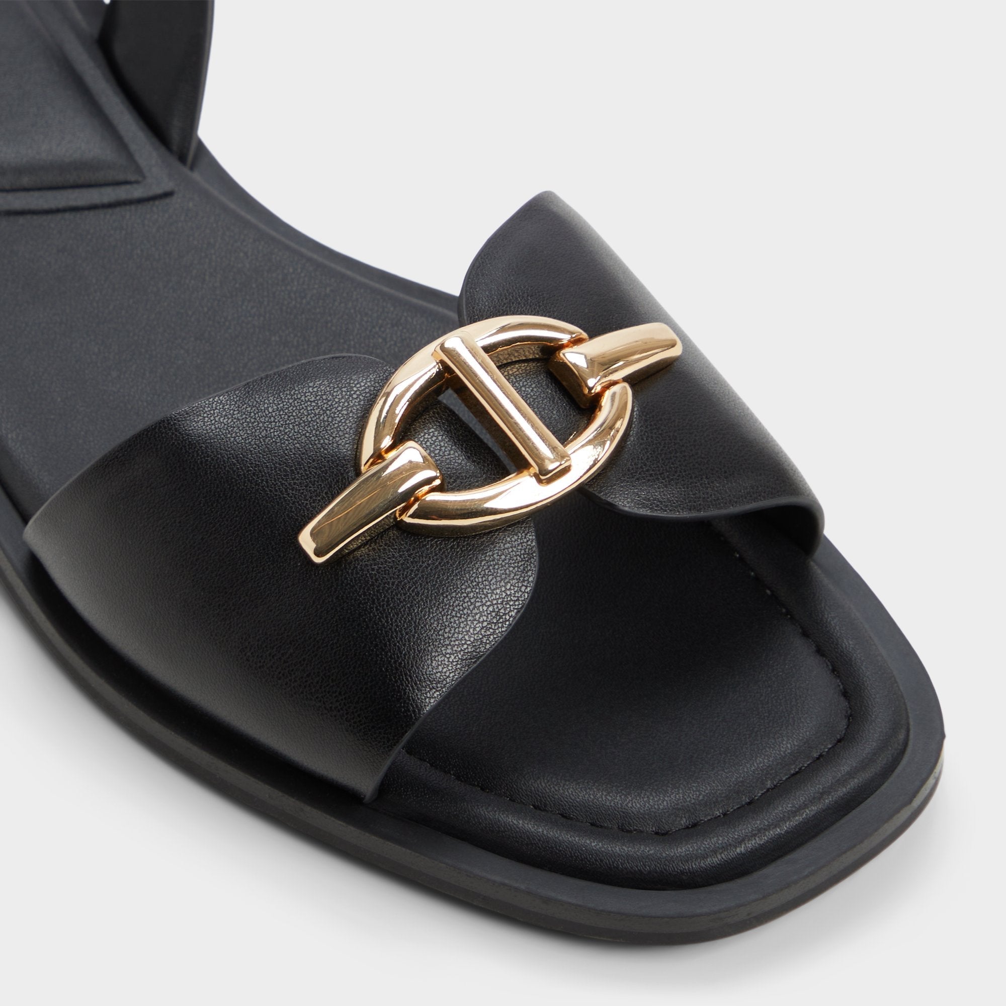 Aldo Goassi Black Women's Flats - Flat sandal