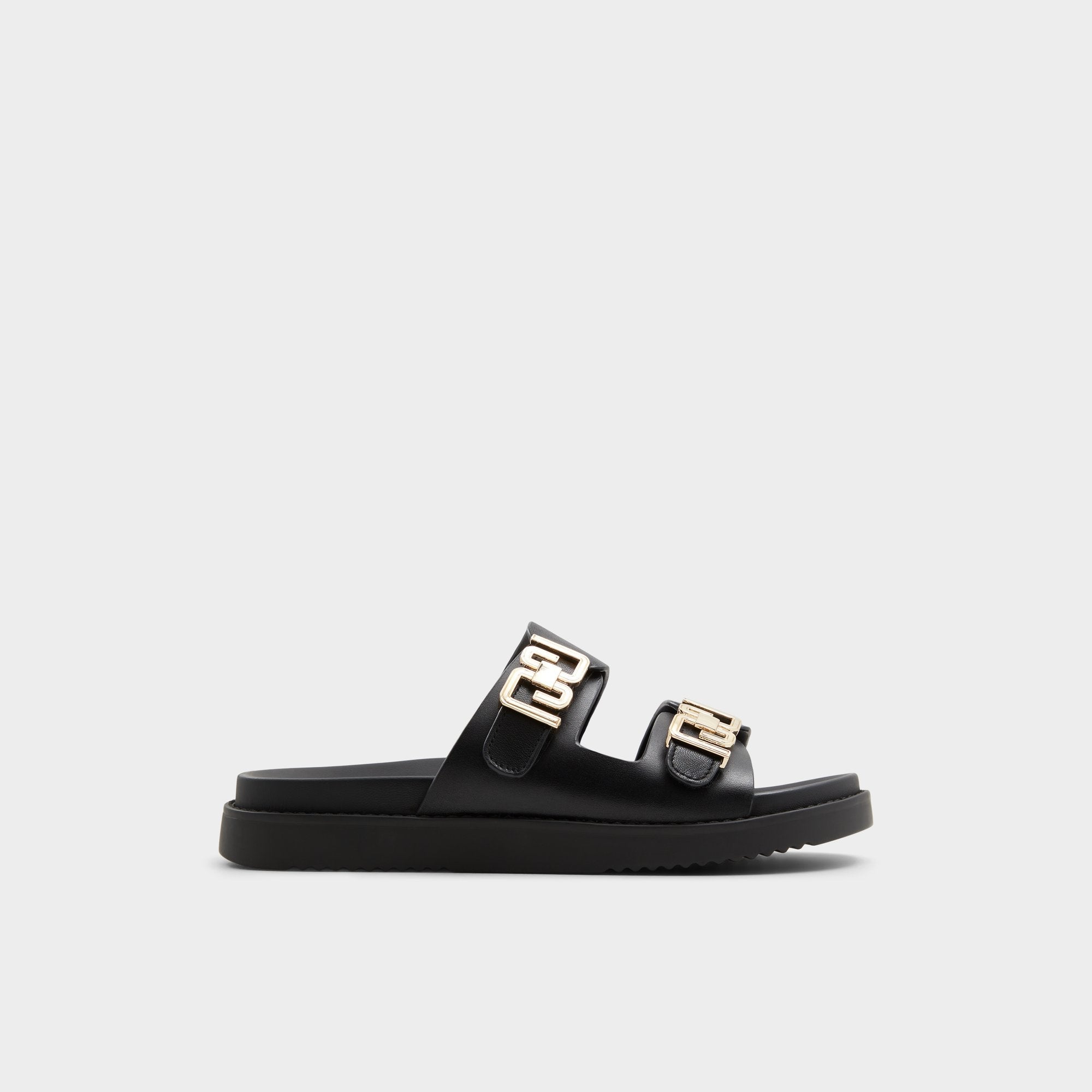 Aldo Alessie Black Women's Footbed sandals - Footbed sandal, Footbed sandal