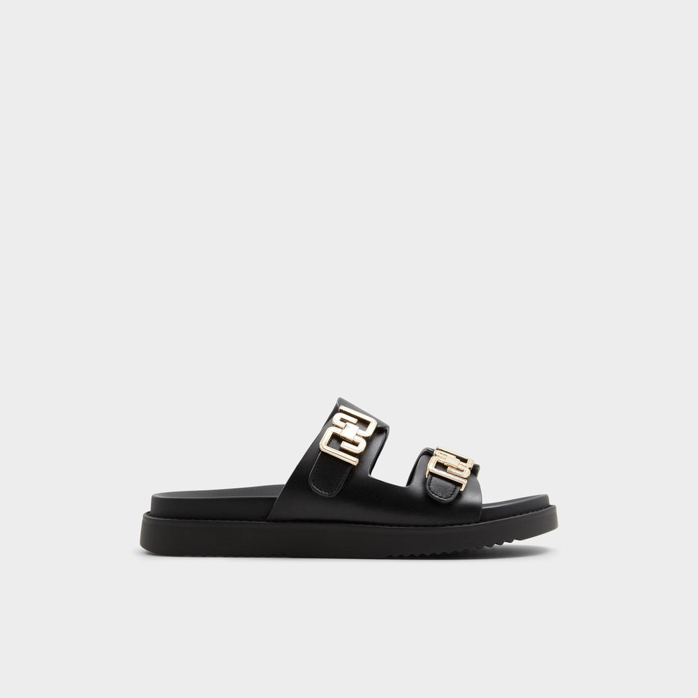 Aldo Alessie Black Women's Footbed sandals - Footbed sandal, Footbed sandal