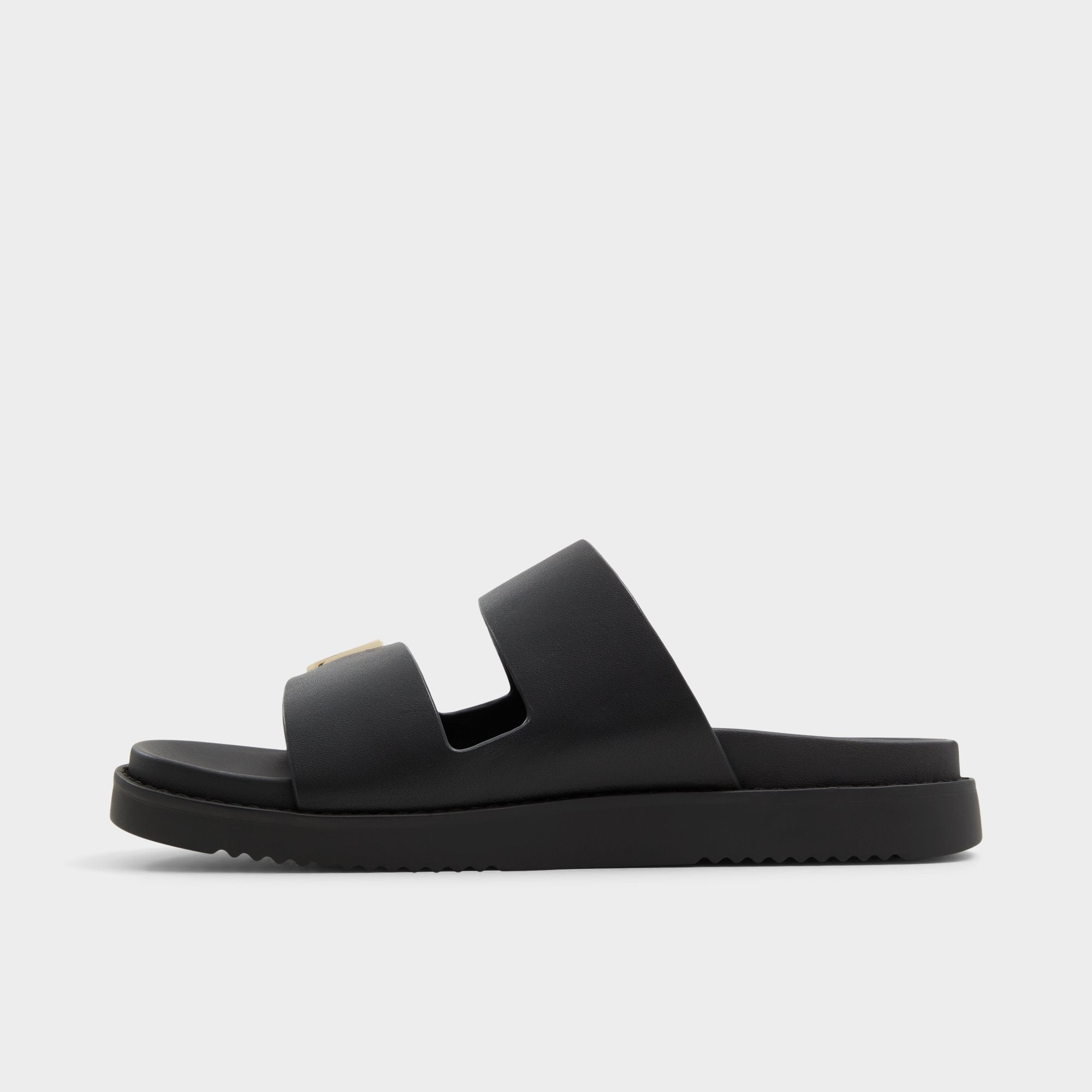Aldo Alessie Black Women's Footbed sandals - Footbed sandal, Footbed sandal