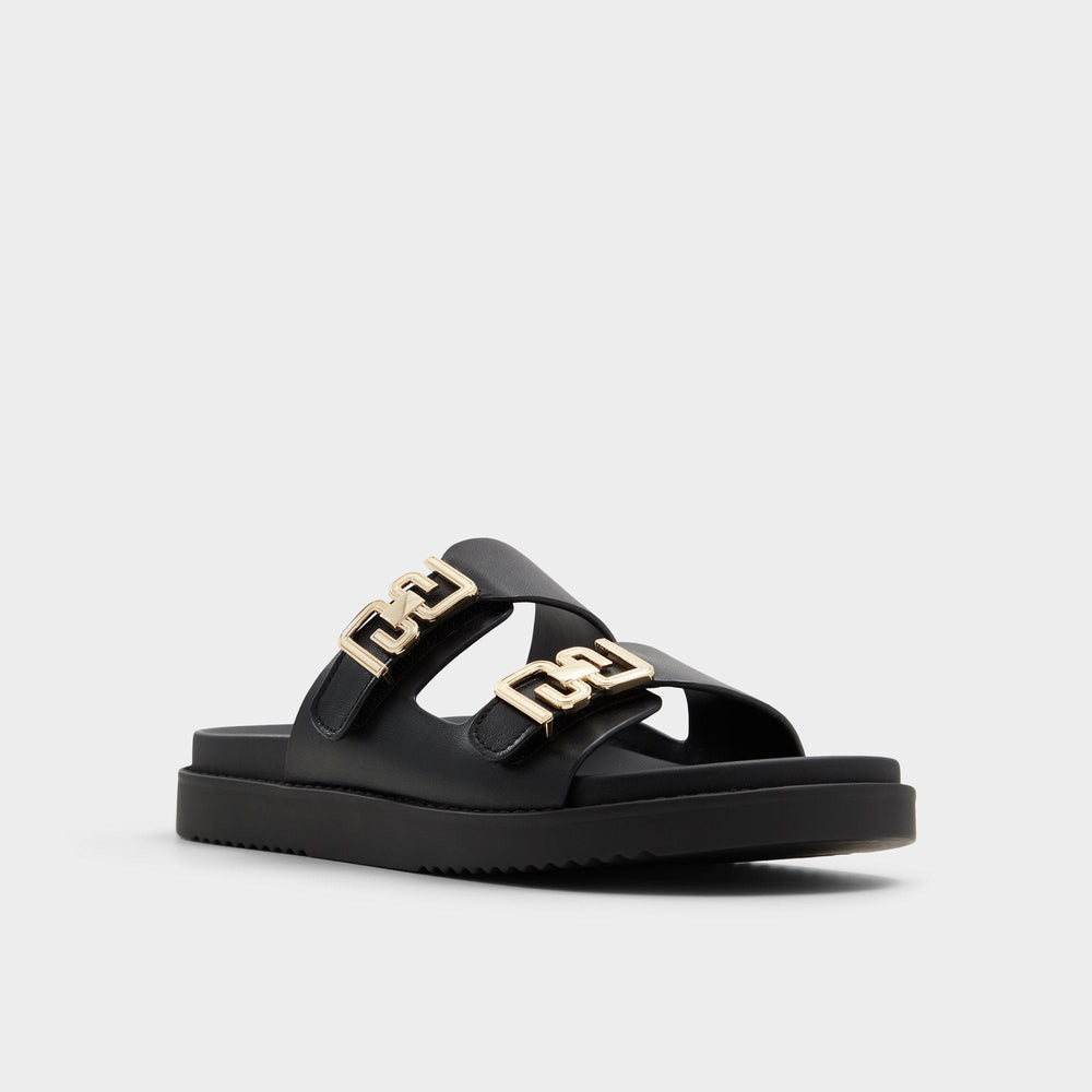Aldo Alessie Black Women's Footbed sandals - Footbed sandal, Footbed sandal