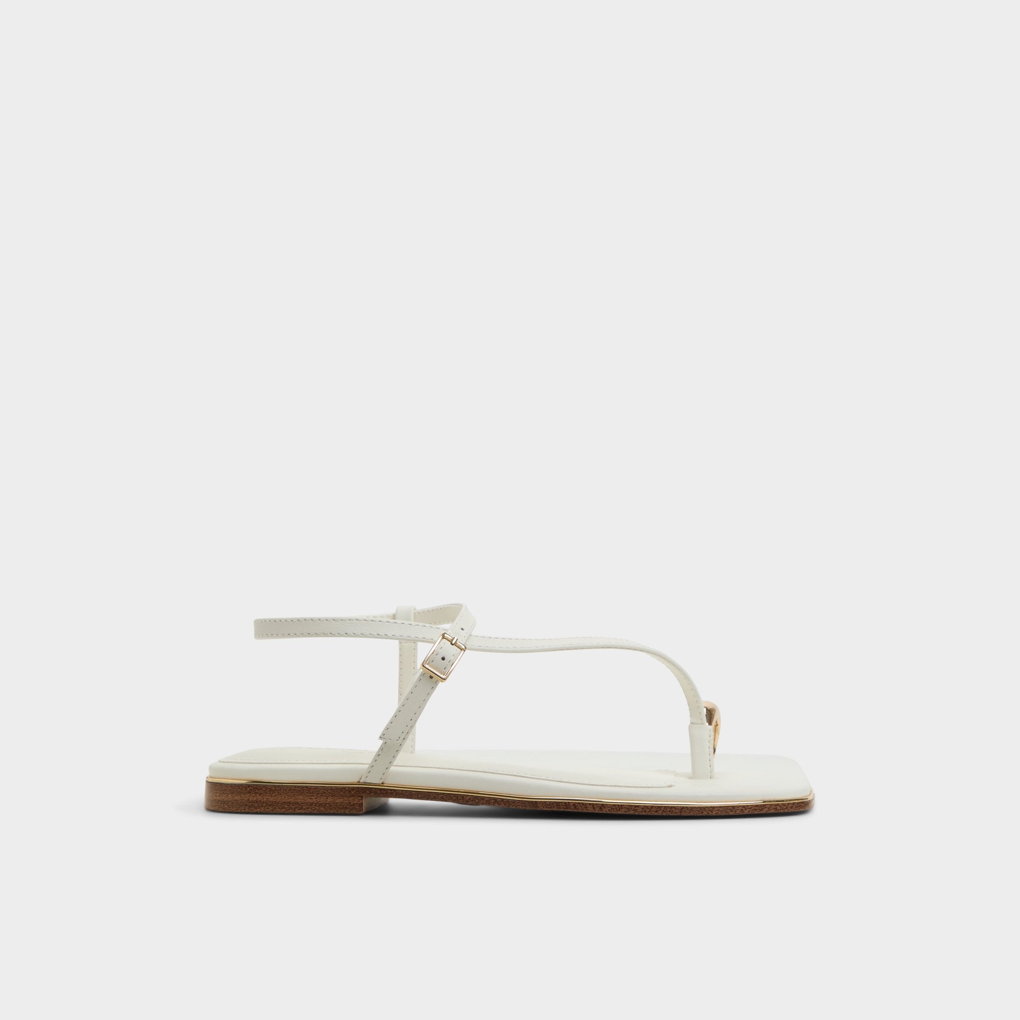 Aldo Jomalina White Women's Flats - Strappy flat sandal