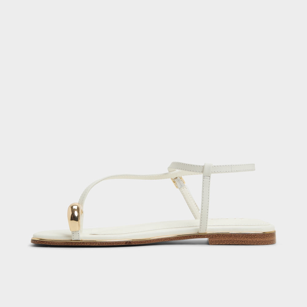 Aldo Jomalina White Women's Flats - Strappy flat sandal