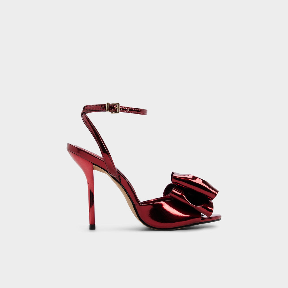 Aldo Tinsletta in Medium Red - Heeled sandal, Stiletto heel