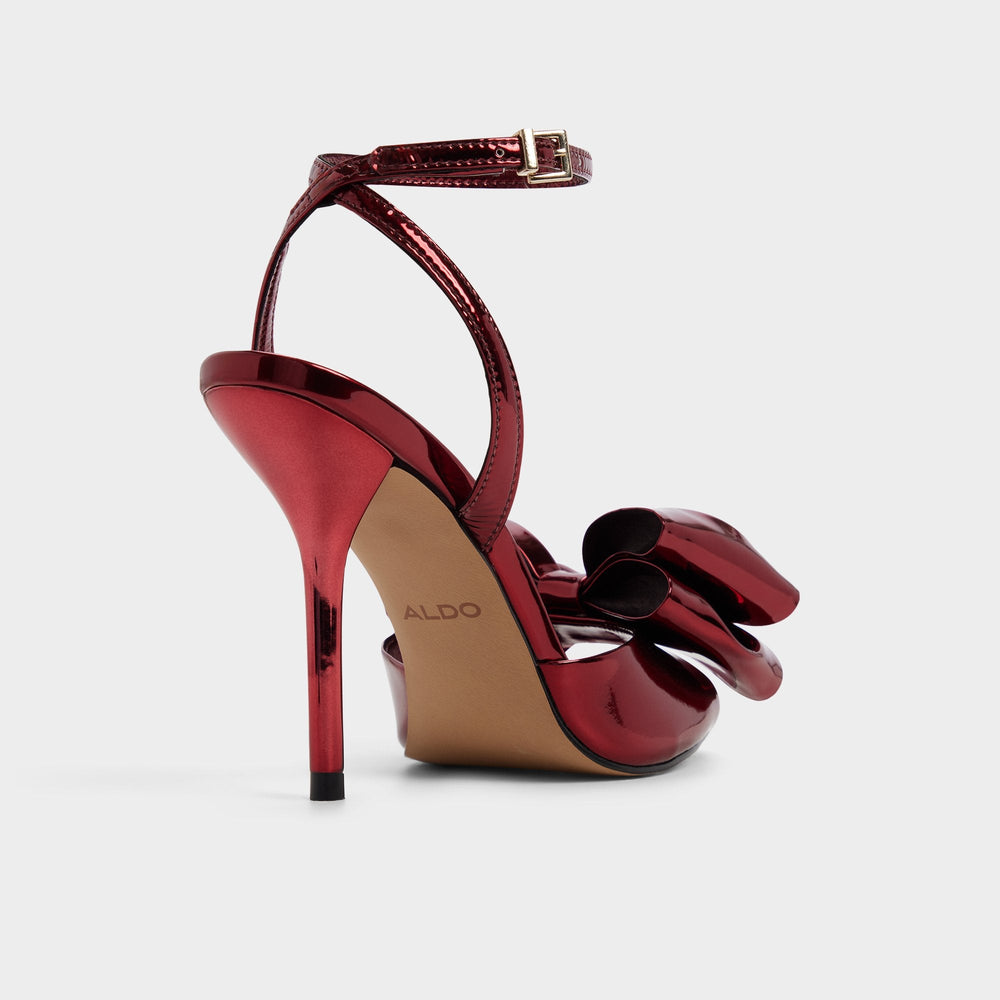 Aldo Tinsletta in Medium Red - Heeled sandal, Stiletto heel