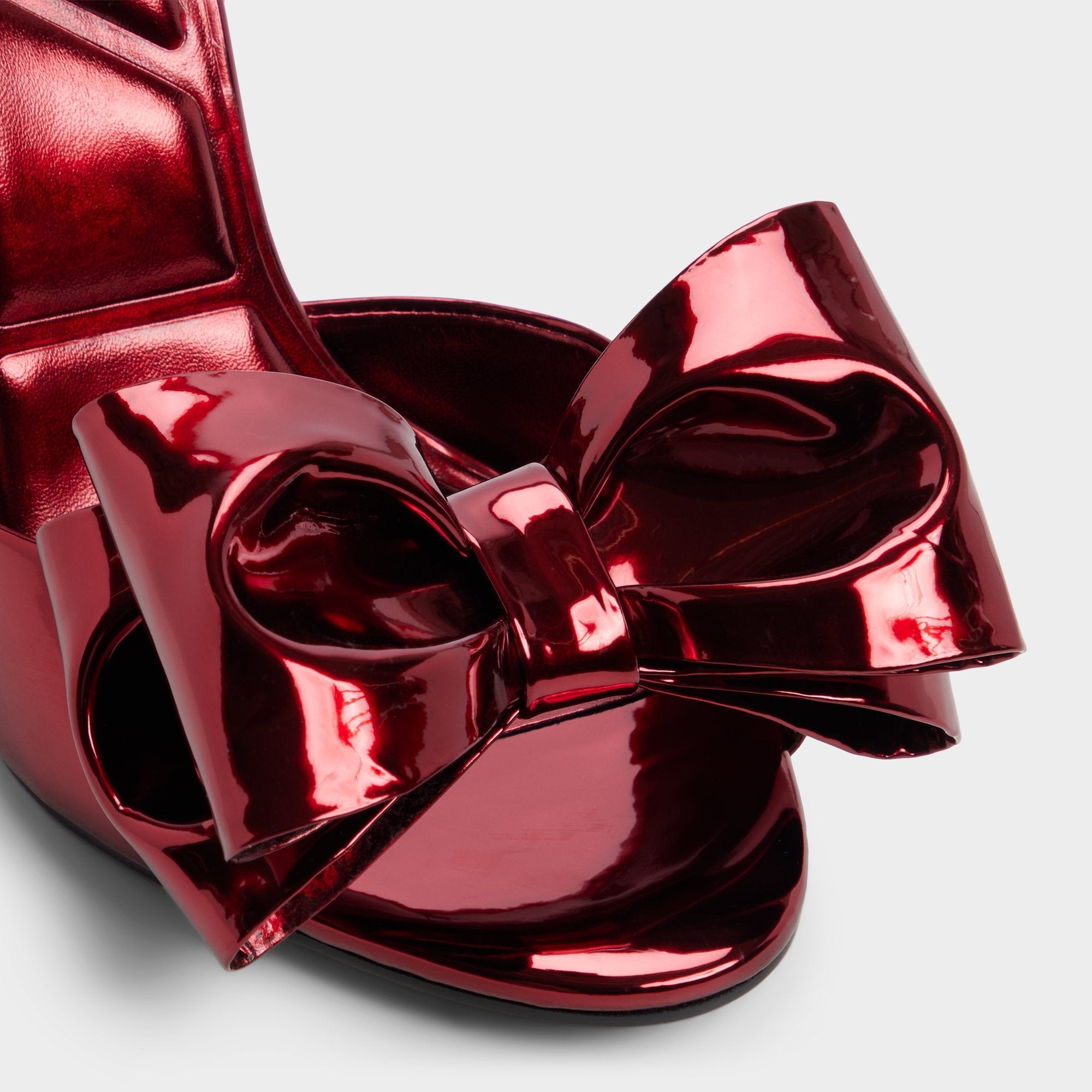 Aldo Tinsletta in Medium Red - Heeled sandal, Stiletto heel