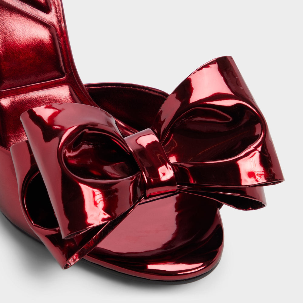 Aldo Tinsletta in Medium Red - Heeled sandal, Stiletto heel