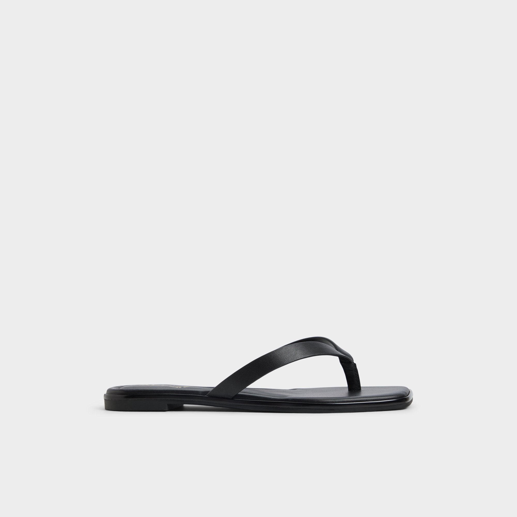 Aldo Theao Black Women's Flats - Flip flop