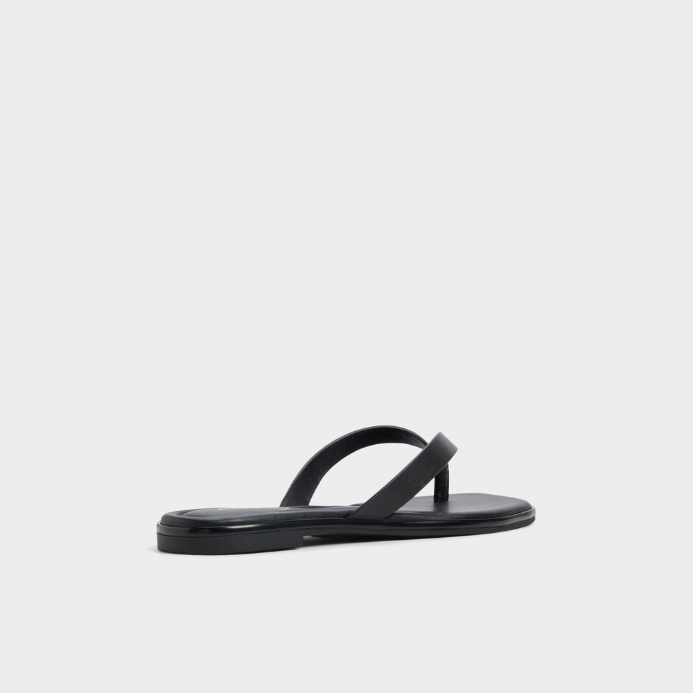 Aldo Theao Black Women's Flats - Flip flop