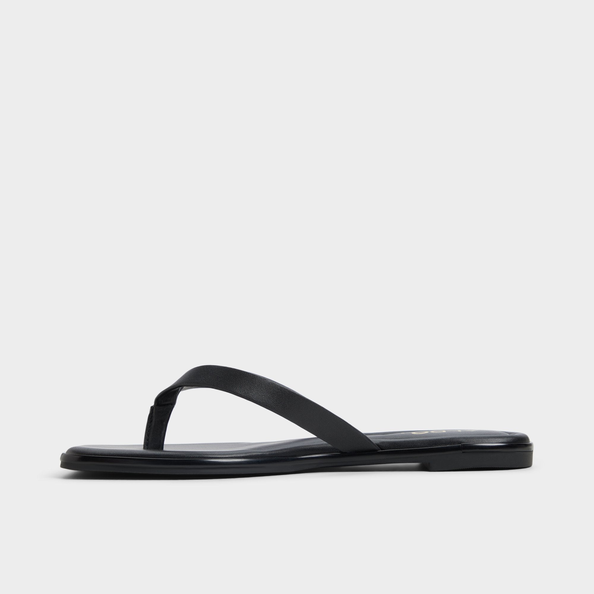 Aldo Theao Black Women's Flats - Flip flop