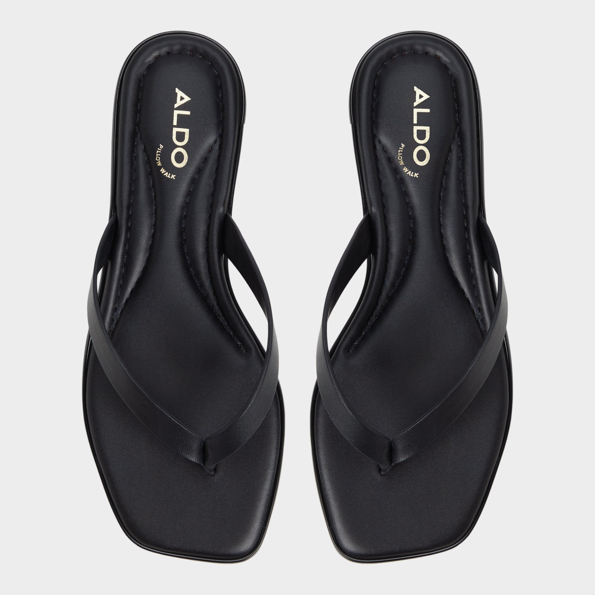 Aldo Theao Black Women's Flats - Flip flop
