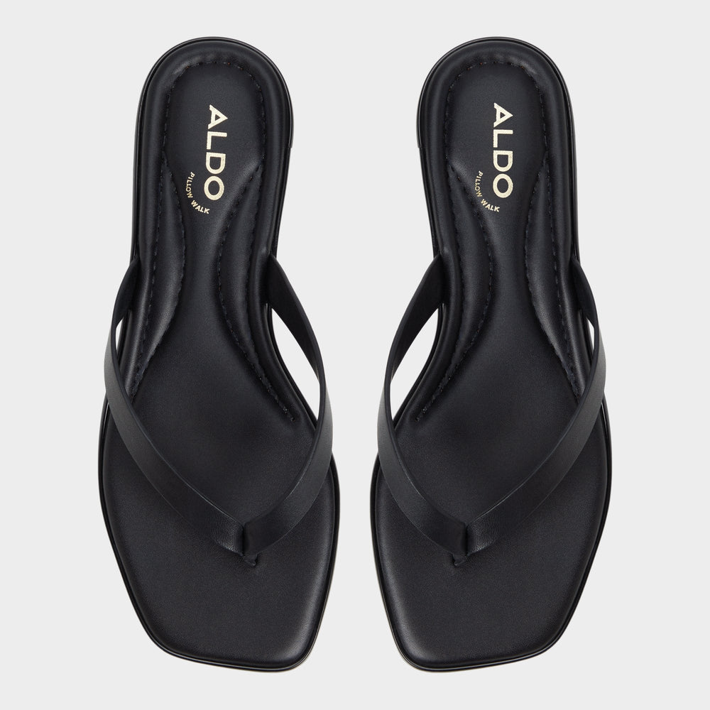 Aldo Theao Black Women's Flats - Flip flop