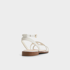 Aldo Greengrove White Women's Flats - Flat sandal