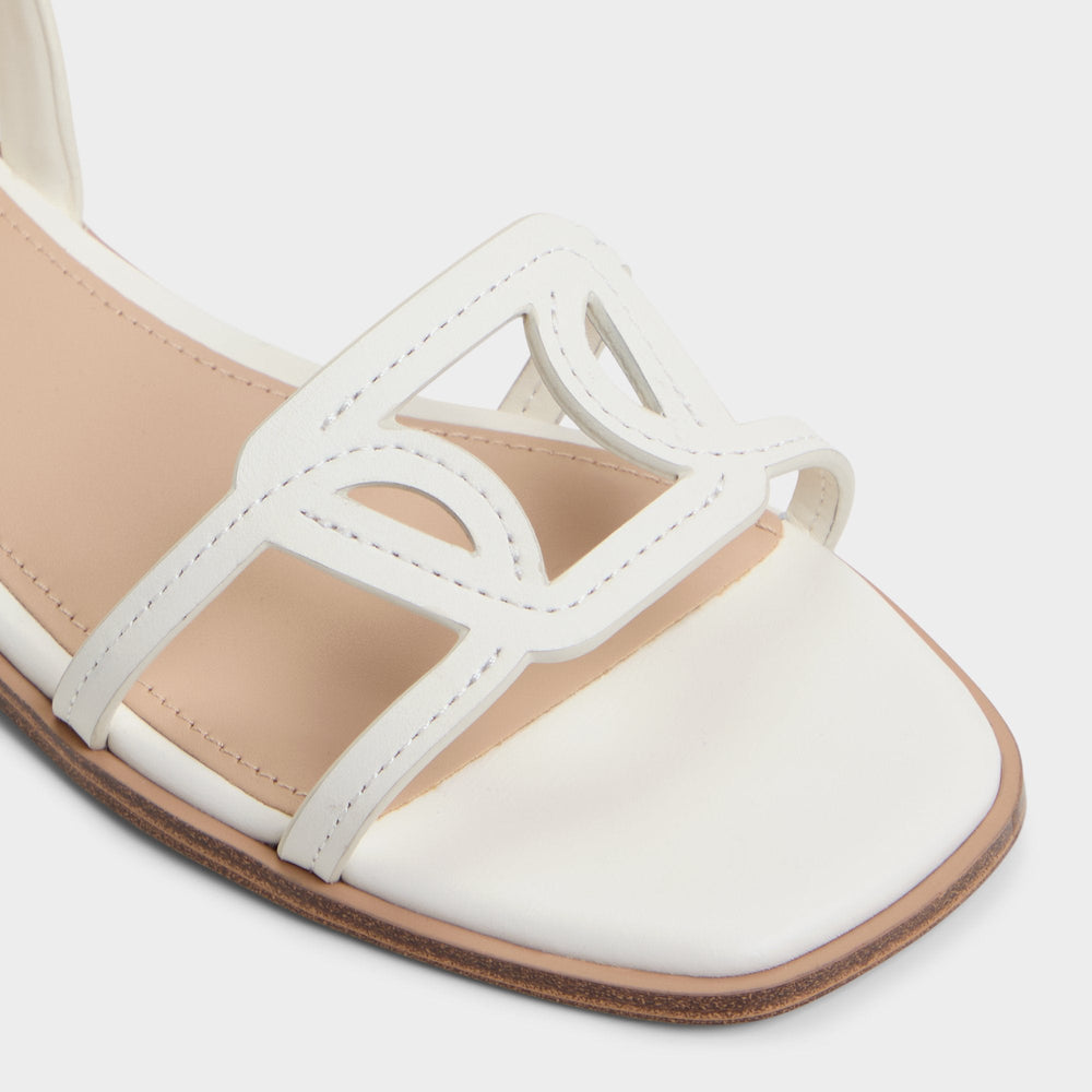 Aldo Greengrove White Women's Flats - Flat sandal