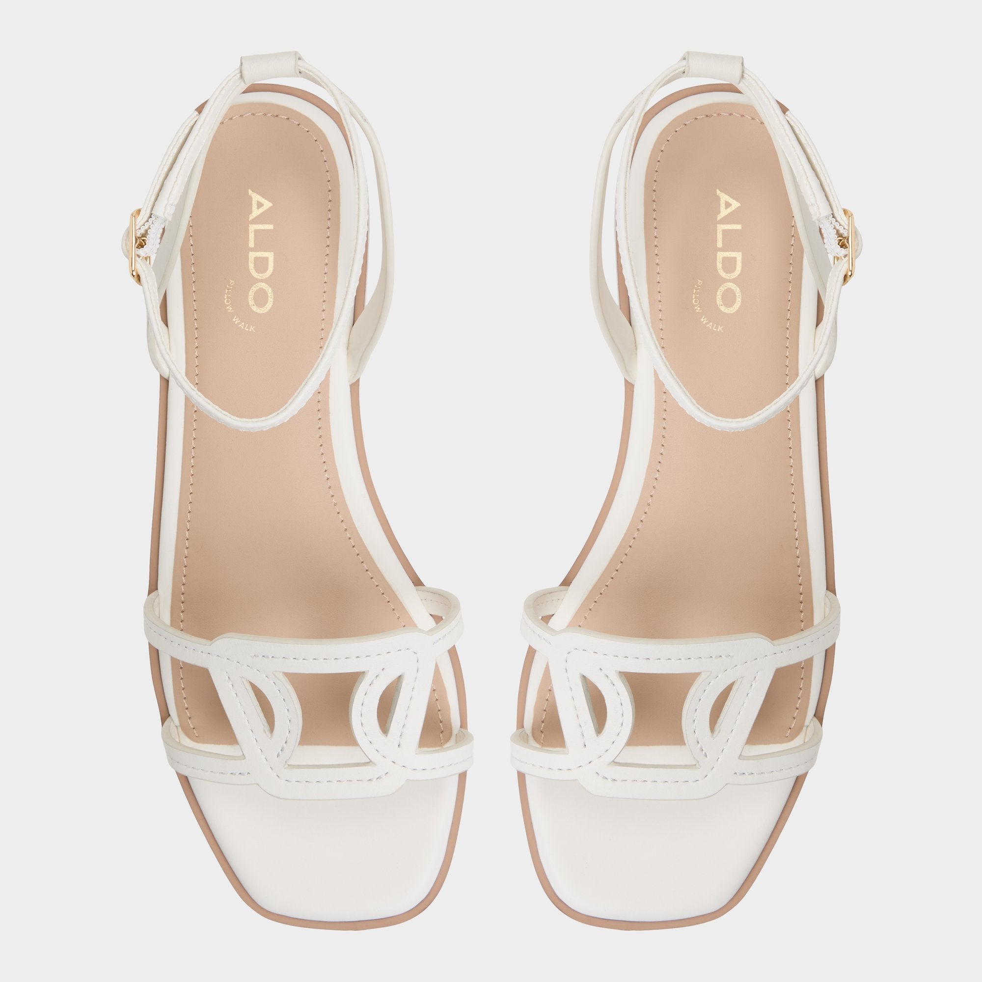 Aldo Greengrove White Women's Flats - Flat sandal