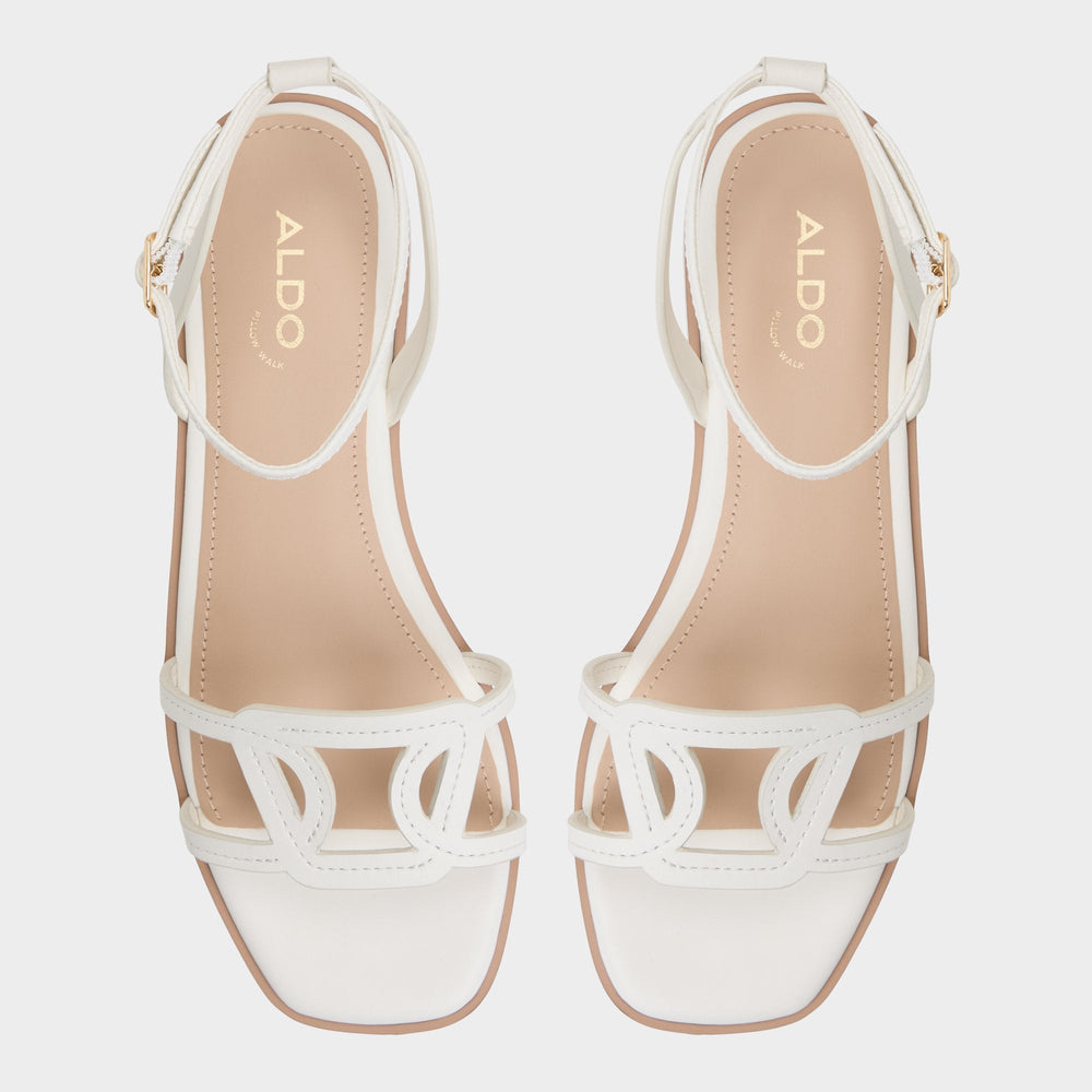 Aldo Greengrove White Women's Flats - Flat sandal