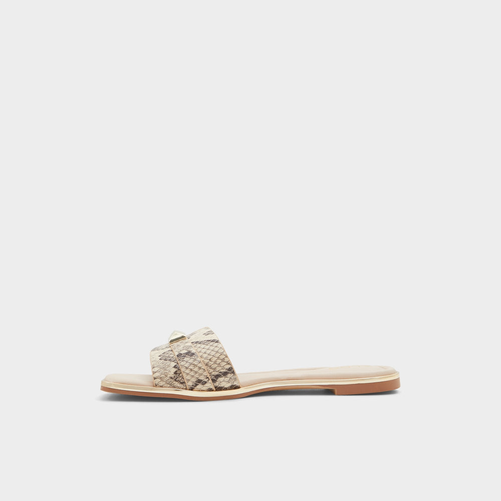 Aldo Darine Natural Women's Flats - Slide sandal