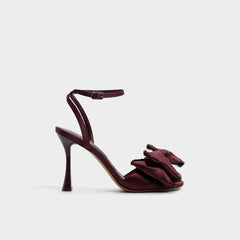Aldo Tinsel in Bordo - Strappy heeled sandal, Stiletto heel