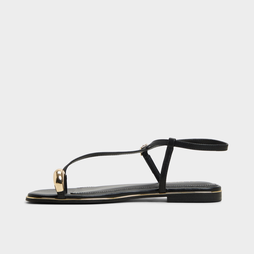 Aldo Jomalina Black Women's Flats - Strappy flat sandal