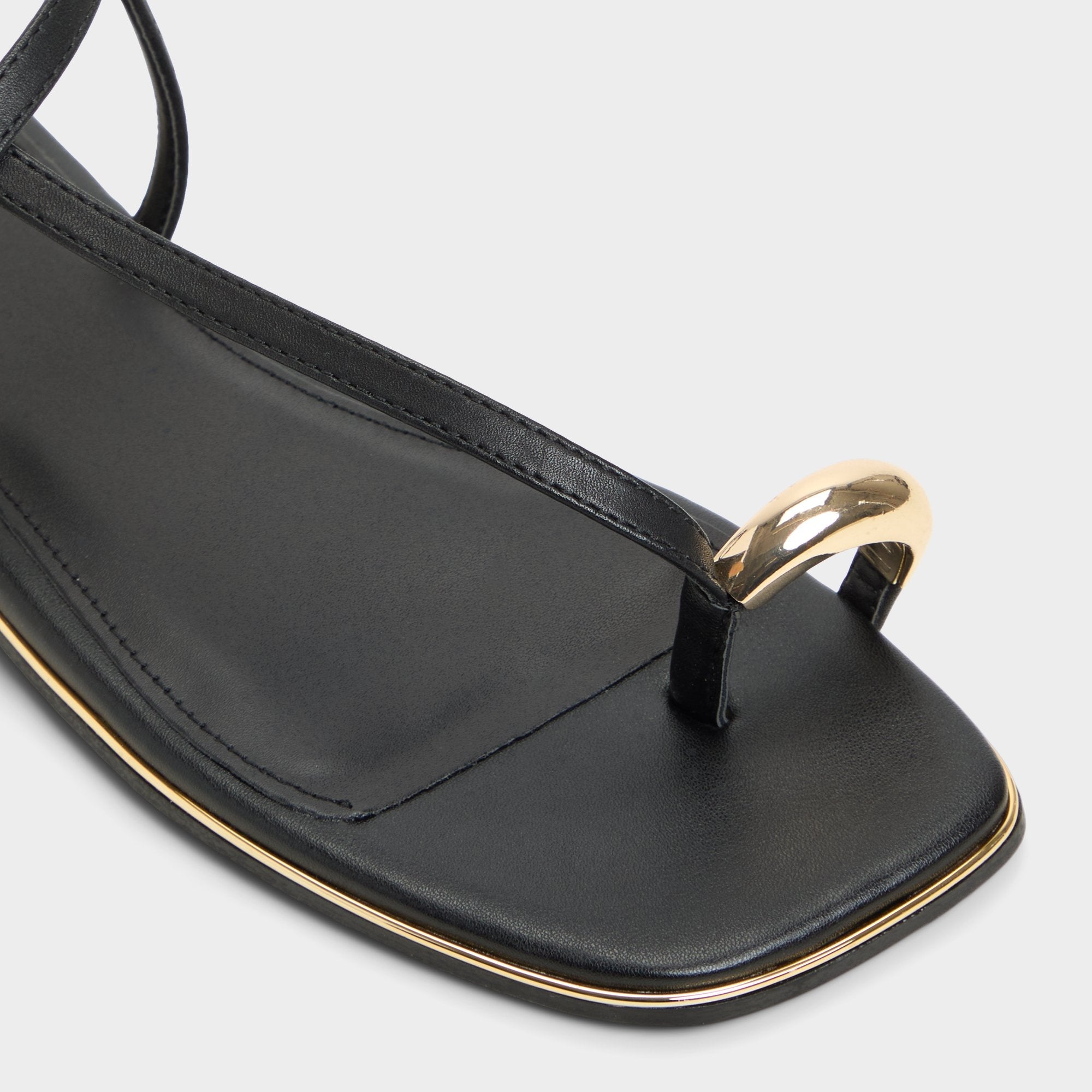Aldo Jomalina Black Women's Flats - Strappy flat sandal
