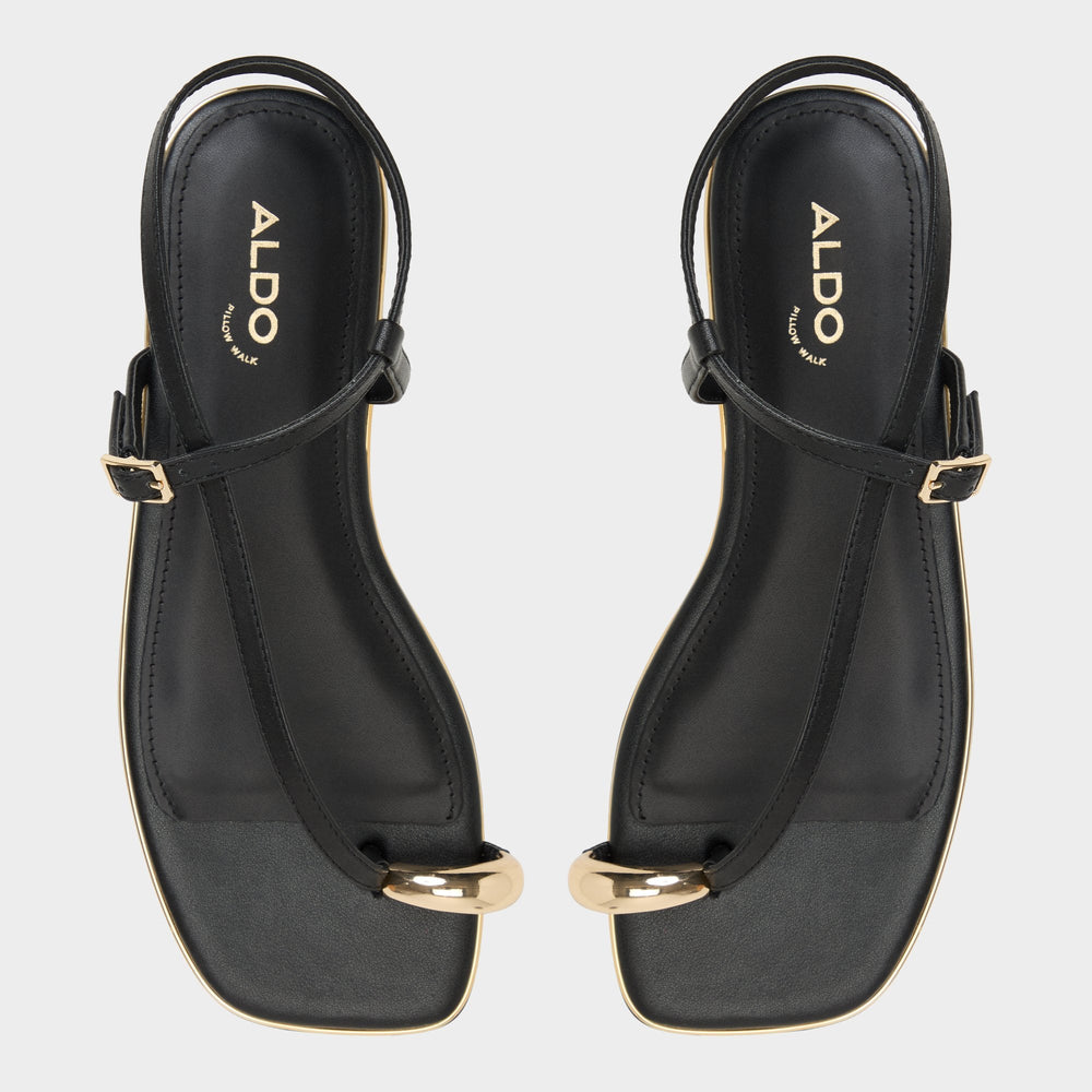 Aldo Jomalina Black Women's Flats - Strappy flat sandal