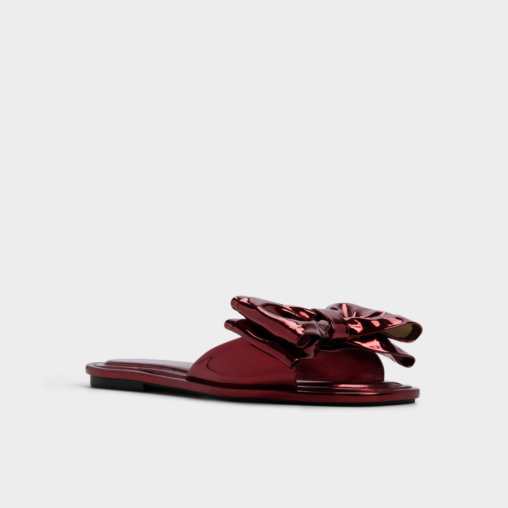 Aldo Bowetta in Medium Red - Slide sandal