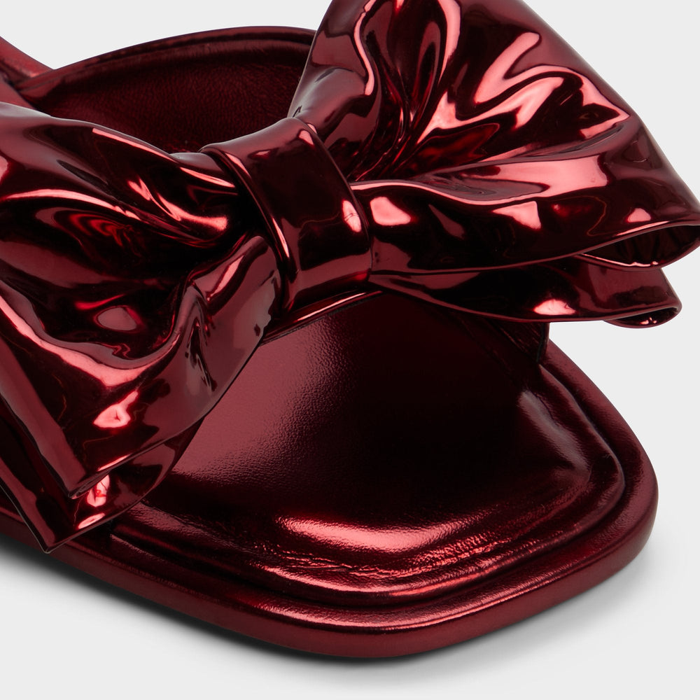 Aldo Bowetta in Medium Red - Slide sandal