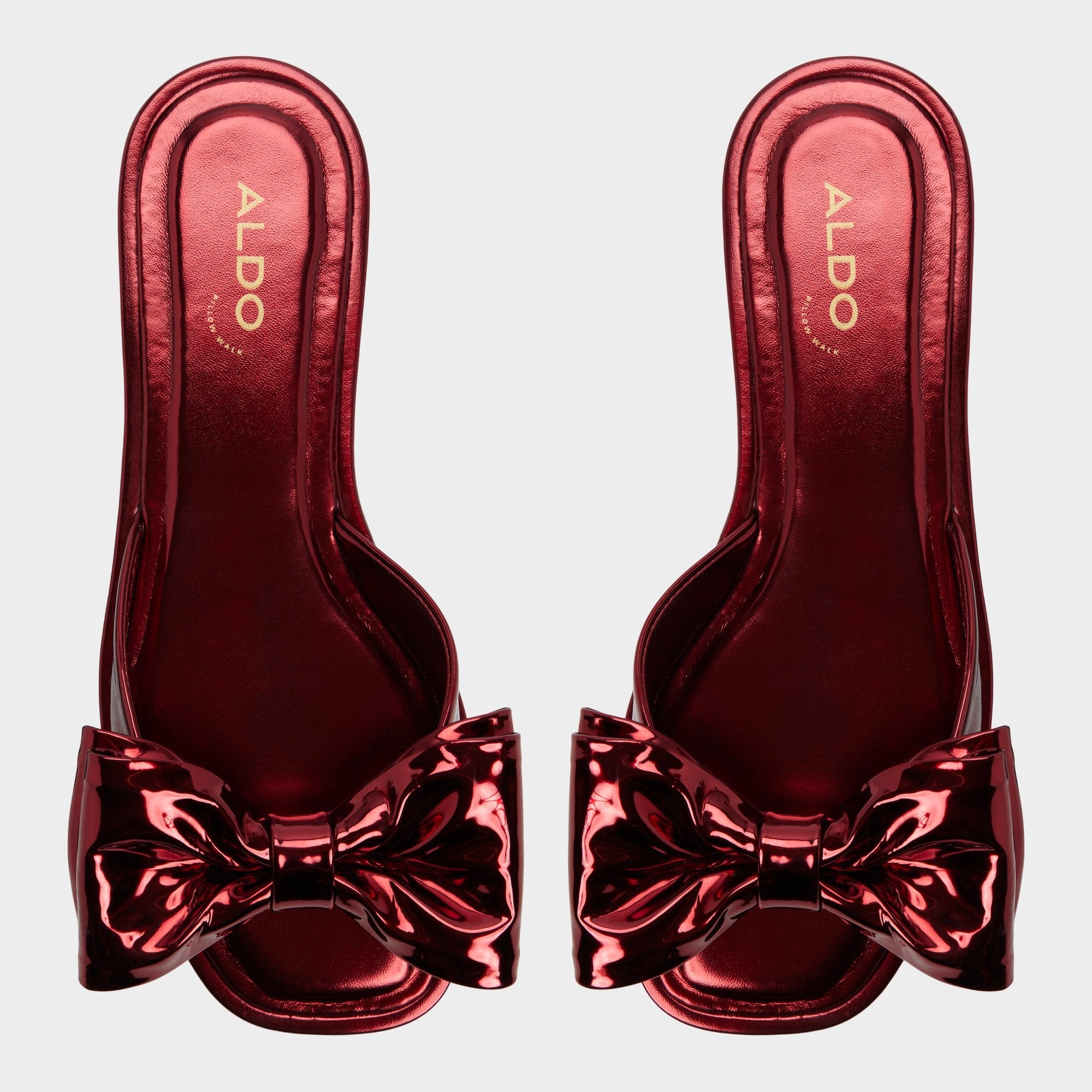 Aldo Bowetta in Medium Red - Slide sandal