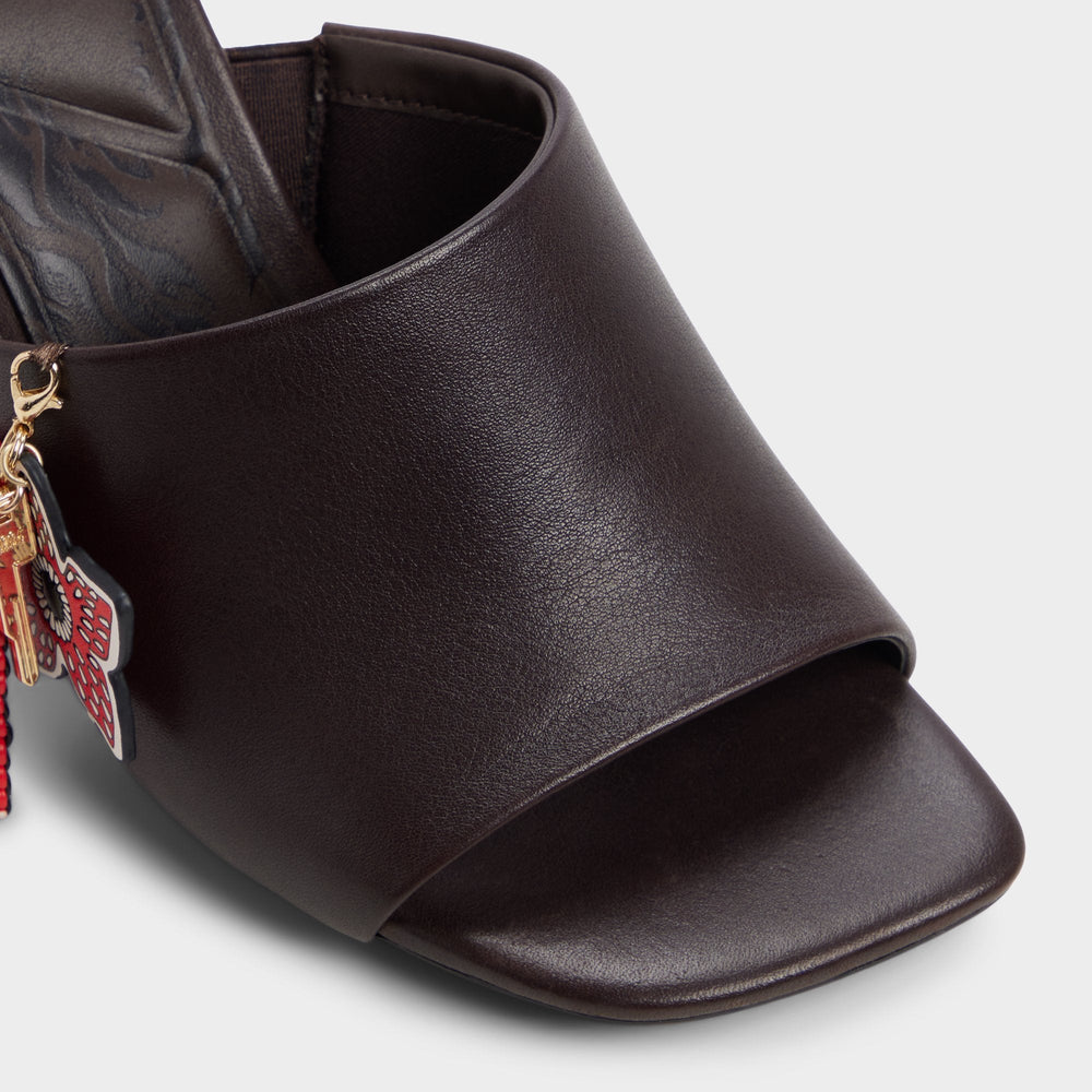 Aldo Demogorgon in Dark Brown - Women's heeled mule