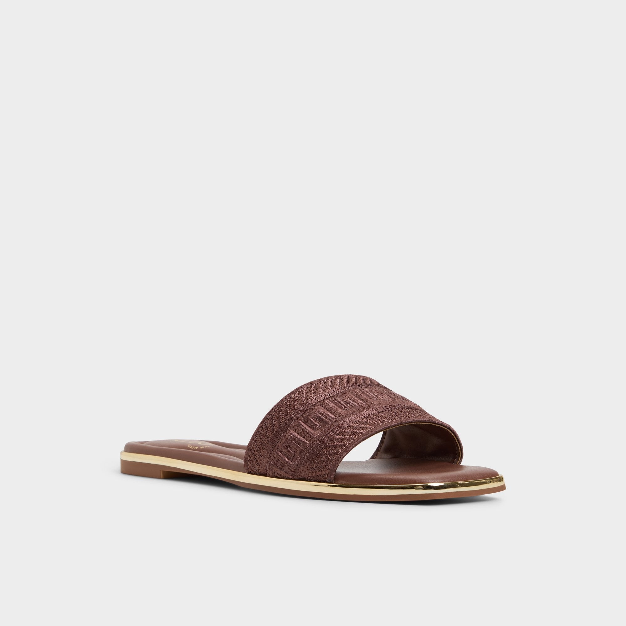 Aldo Oceania Medium Brown Women's Flats - Slide sandal
