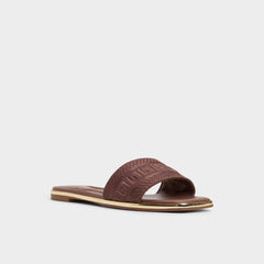 Aldo Oceania Medium Brown Women's Flats - Slide sandal