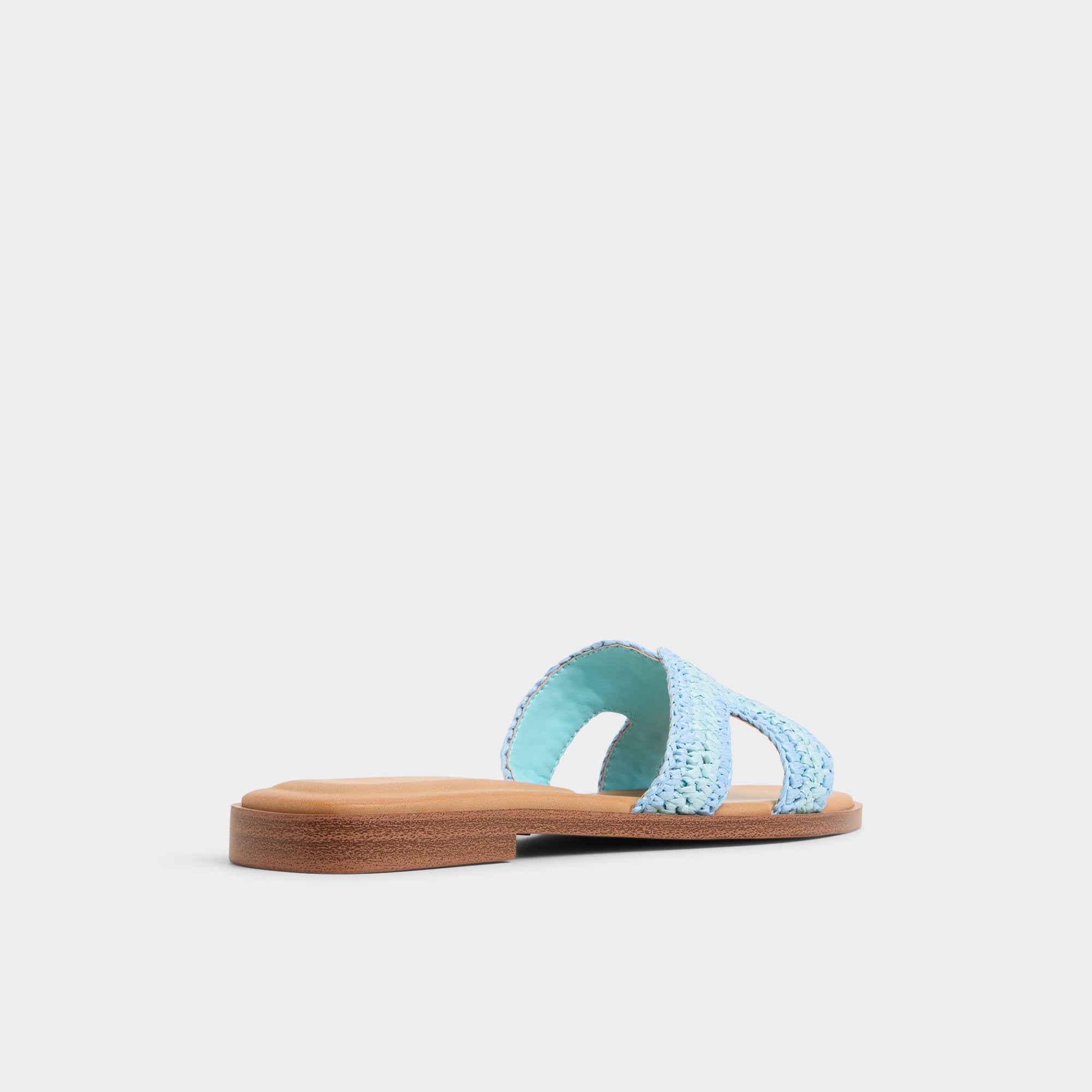 Aldo Itsandal Blue Combo Women's Flats - Slide sandal